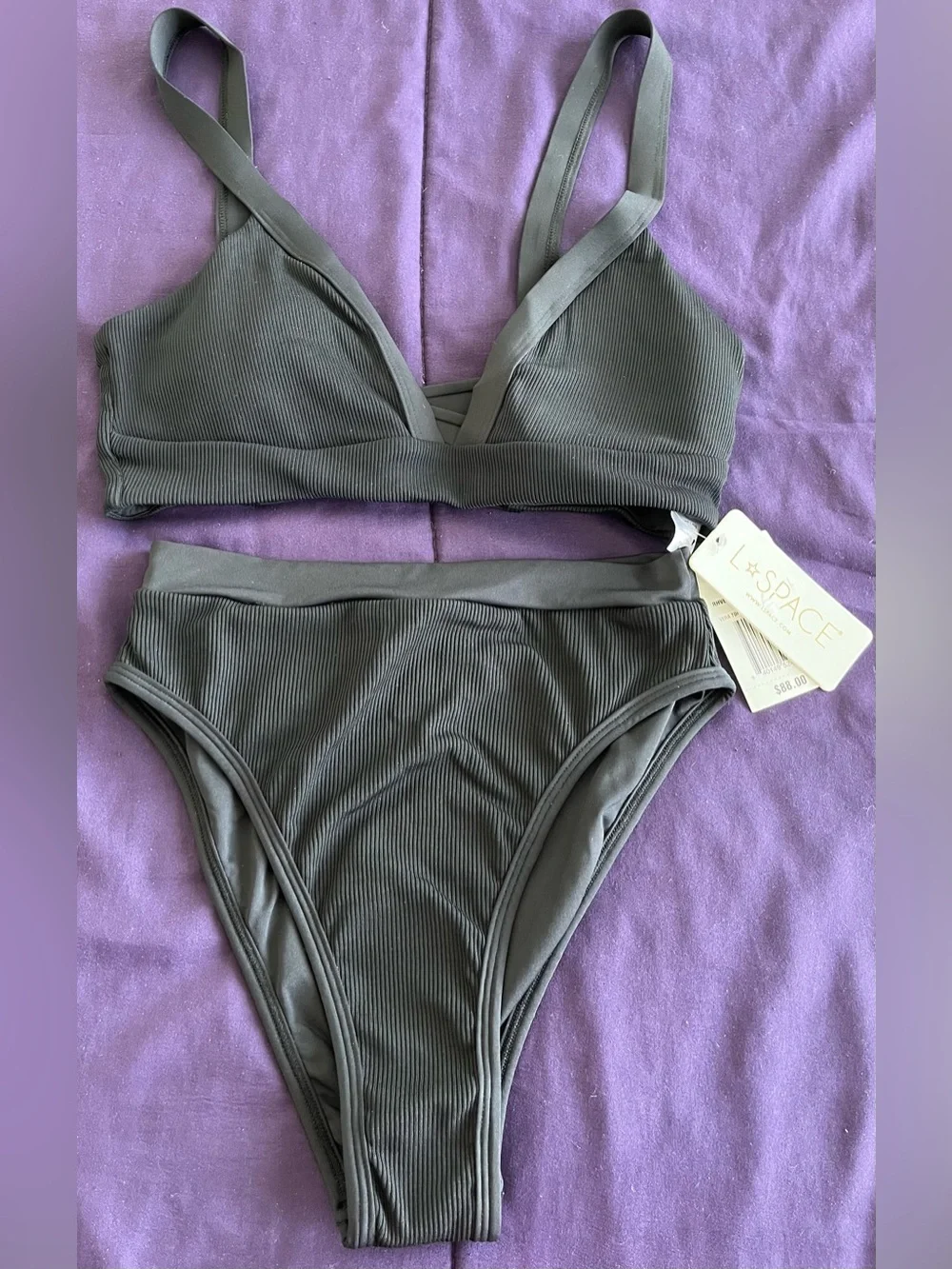 L*Space Bikini Set Vera Bikini Top & Frenchi Bitsy Bikini Bottoms - Small/Medium